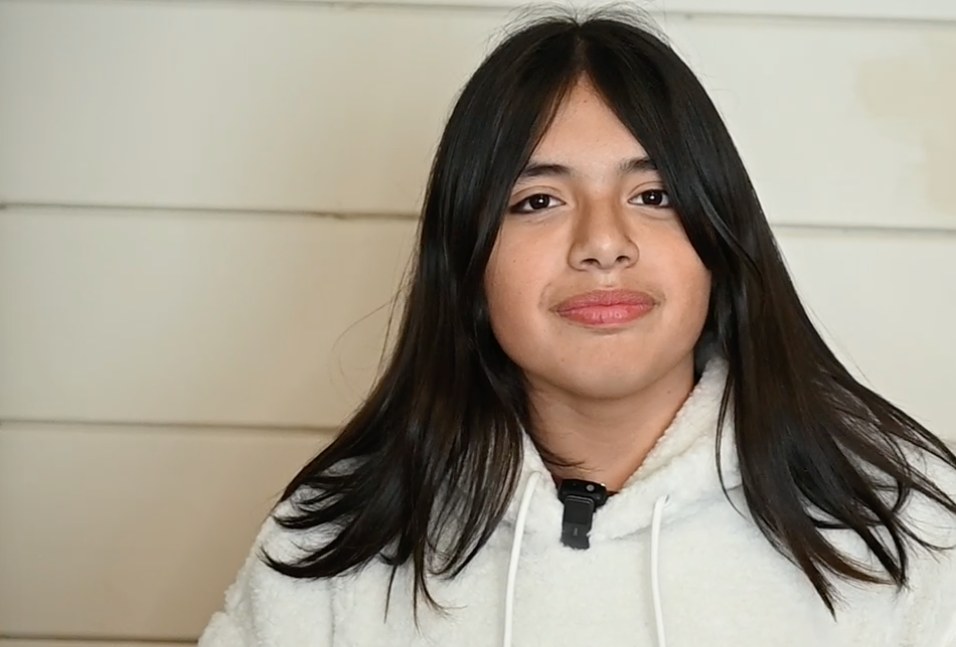 Portrait d’une adolescente participante